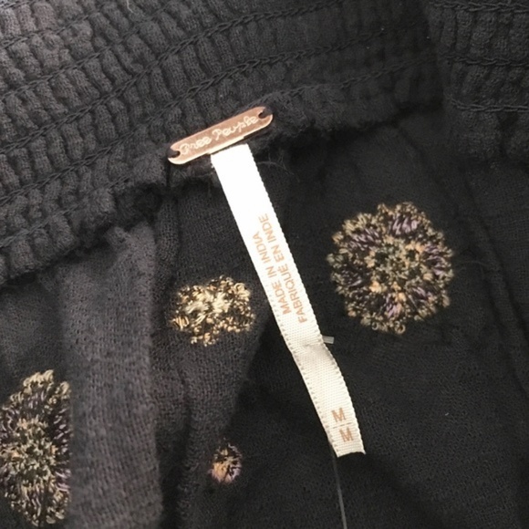 Free People Saachi Smock Off The Shoulder Top (M) - Picture 7 of 8